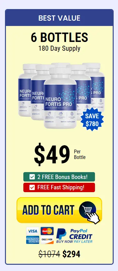 Neuro Fortis PRO Supplement Price Of 6 Bottle